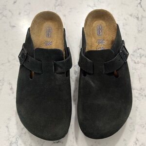 Birkenstock Boston black suede 36